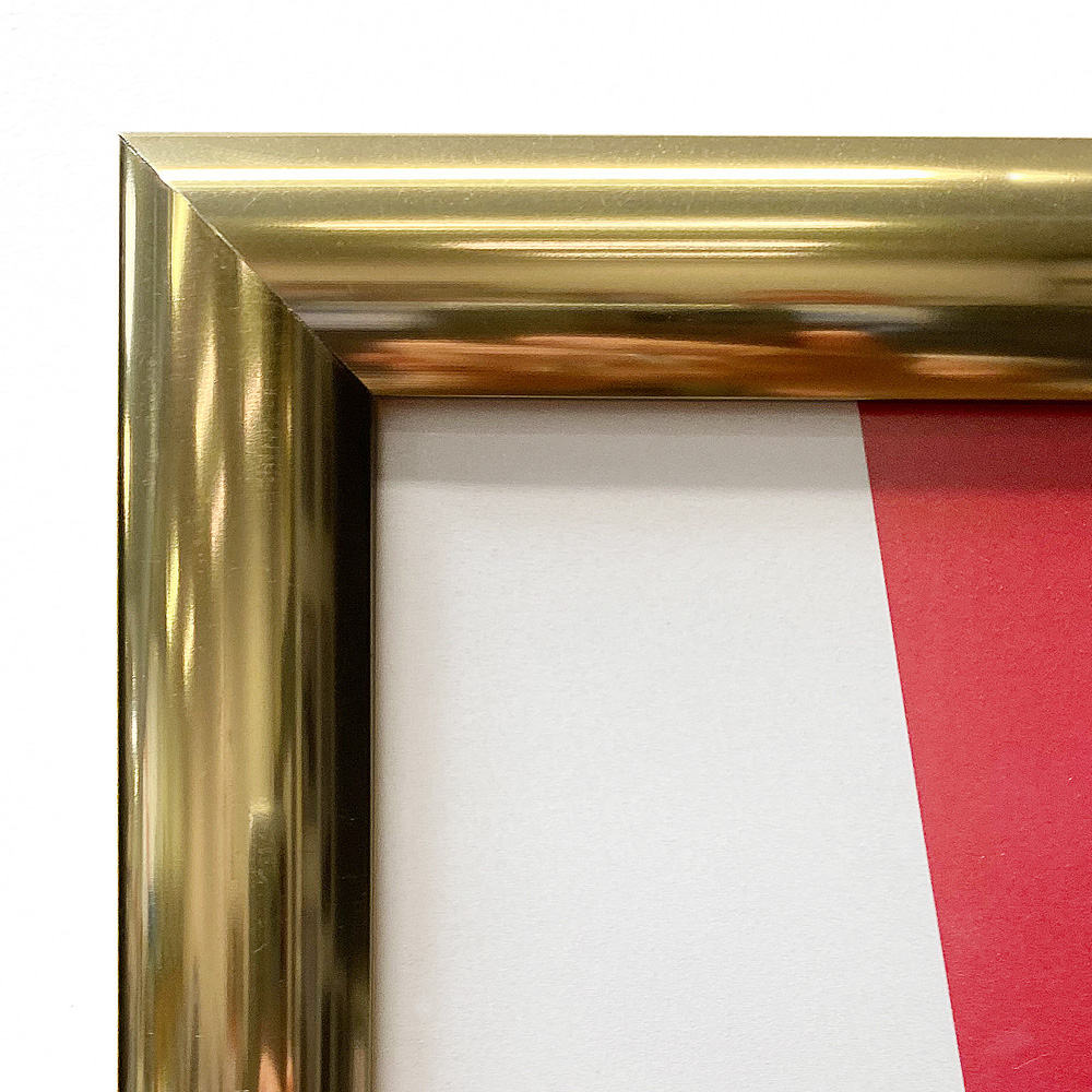 Klapprahmen, 25 mm Profil, Gold poliert, A1 - 59,4 x 84,1 cm