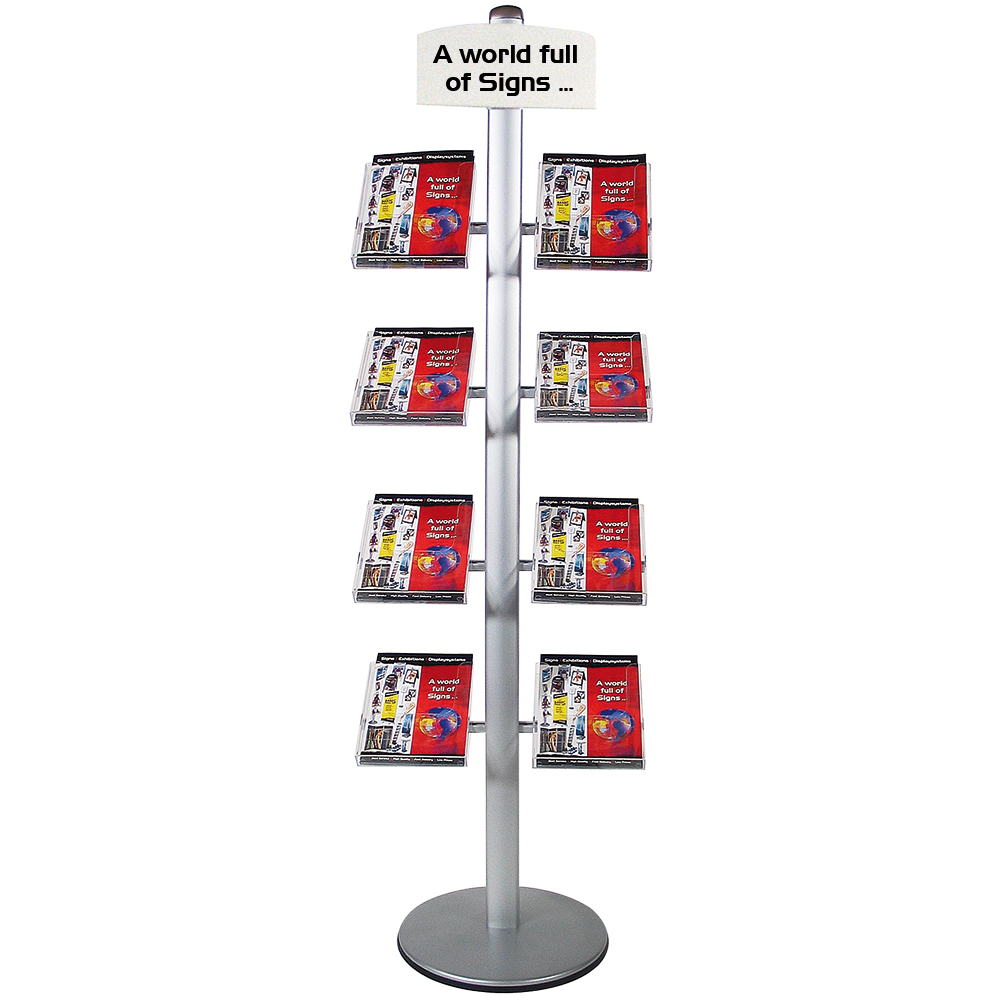 Prospekthalter Multistand, Einseitig