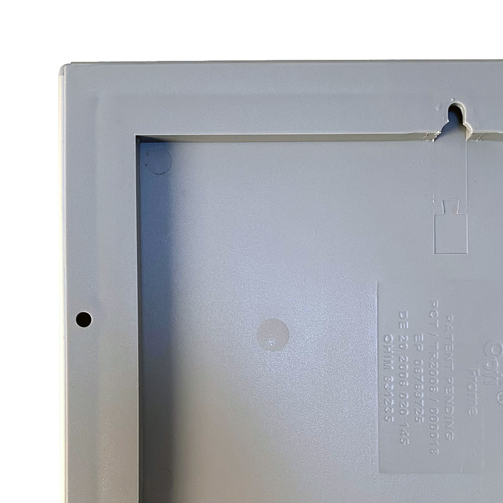 Klapprahmen, Opti, 25 mm Aluminiumprofil, Silber, A2 - 42 x 59,4 cm