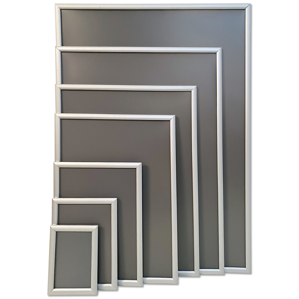 Klapprahmen, 20 mm Aluminiumprofil, Silber