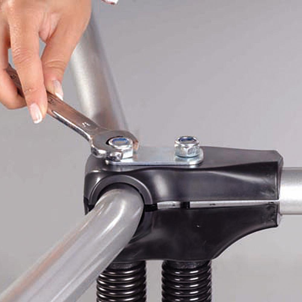 Kundenstopper, Wind-Line Budget, 40 mm, Silber