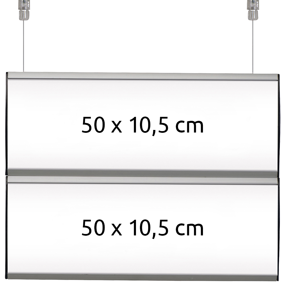 Doppelseitiges Hängeschild