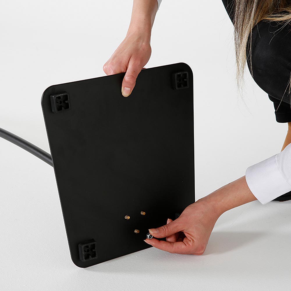 Infoständer, Curved Black
