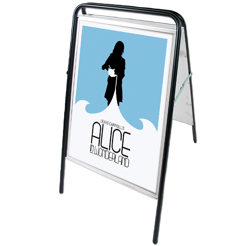 Kundenstopper, Expo Sign, 22 mm, Schwarz