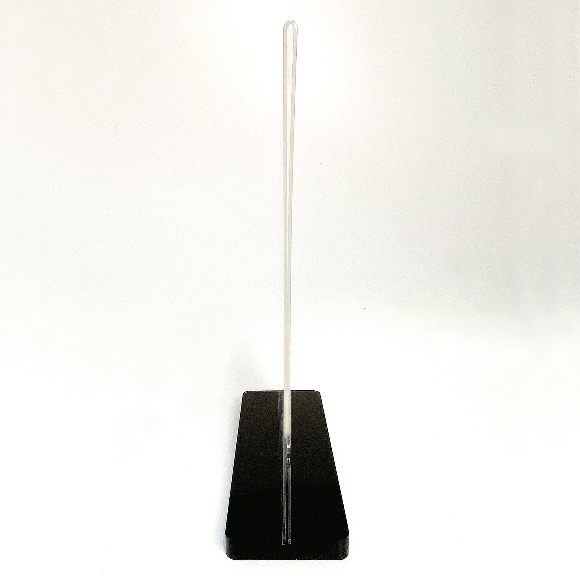Tischaufsteller, Black Bottom, Vertikale, Schwarz, A5 - 14,8 x 21 cm