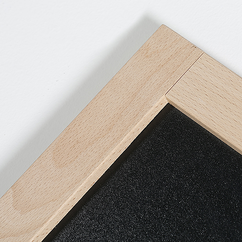 Kreidetafel für Die Wand, Schwarz, 38 mm Holzrahmen