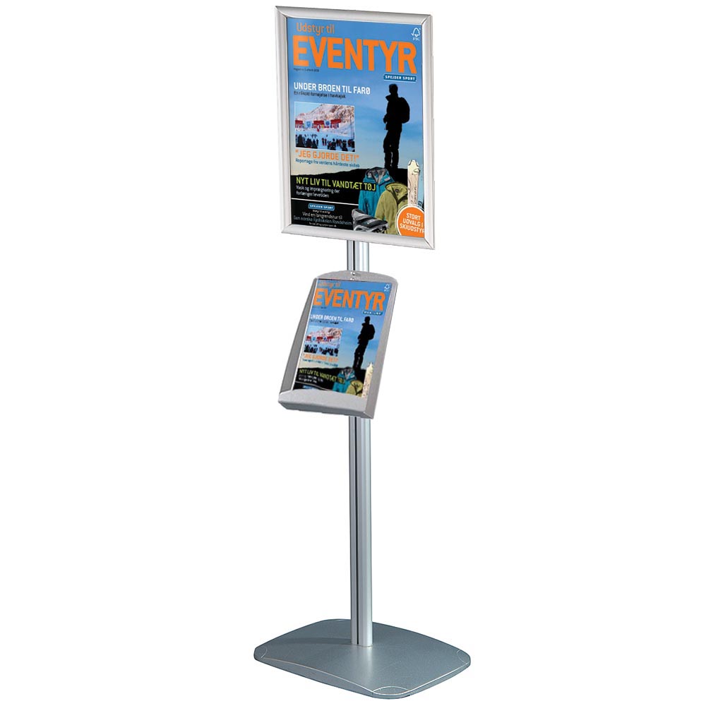 Stahlregal für MULTISTAND, Silber, A4 - 21 x 29,7 cm