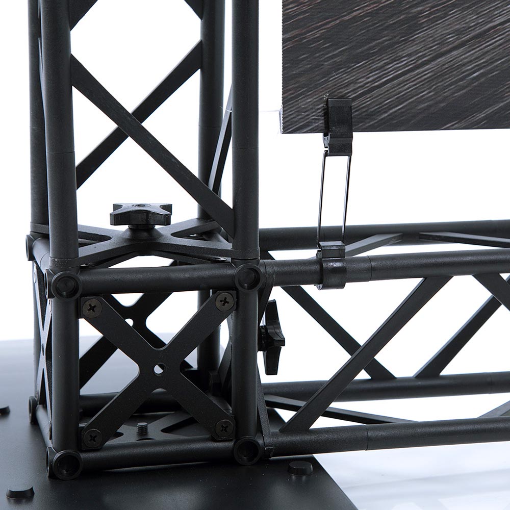 Crown Truss 10 Corner Wall, Schwarz