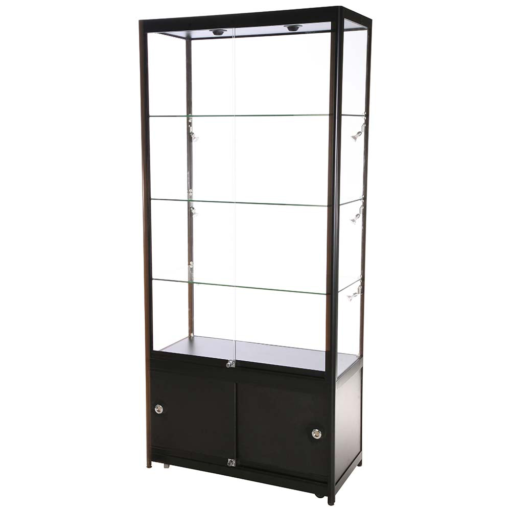 Vitrine, Showcase Tower Duo, LED-Licht, mit Schloss