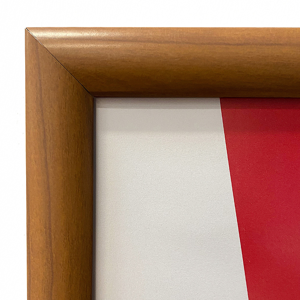 Klapprahmen, 25 mm Profil, Holzoptik, A3 - 29,7 x 42 cm
