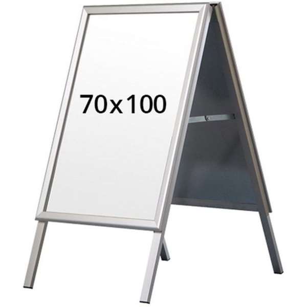 Kundenstopper, Alu-Line Standard, 32 mm, Silber