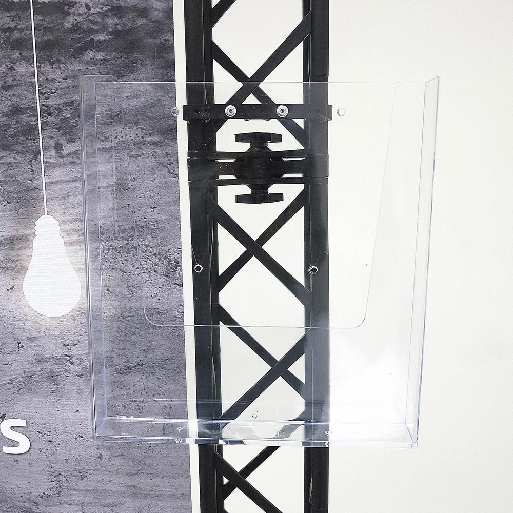 Crown Truss 10 Brochureholder with Fitting, A5