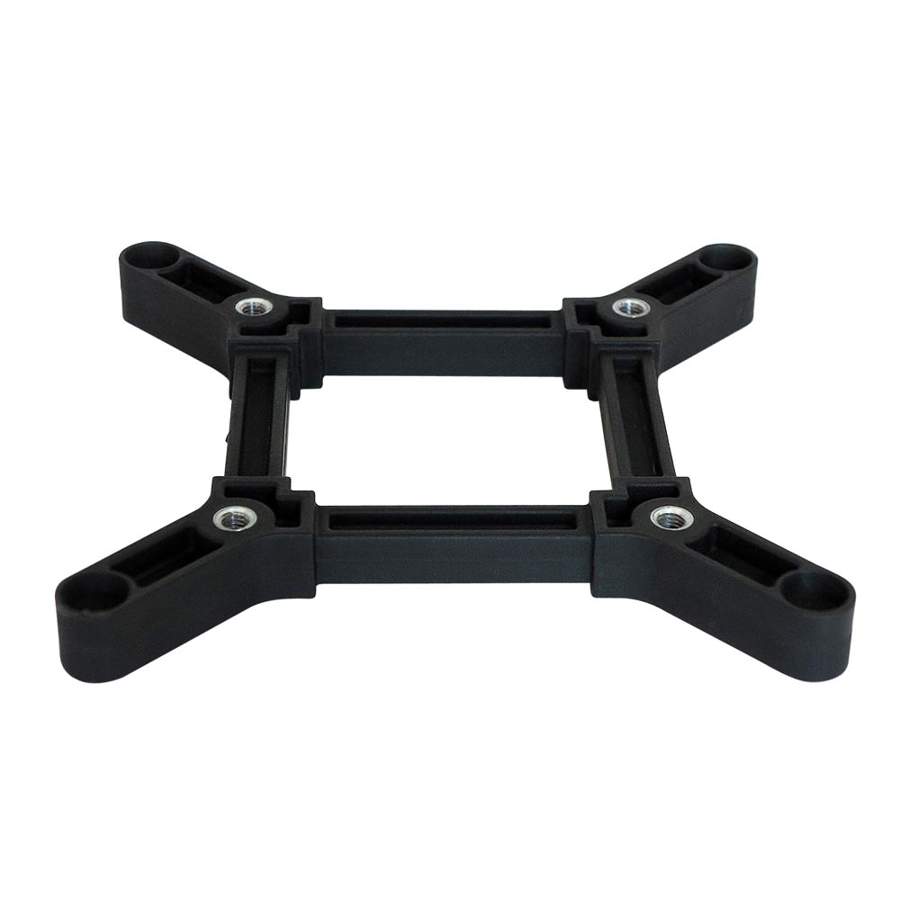 Crown Truss 15 Triple Banner Wall, Schwarz