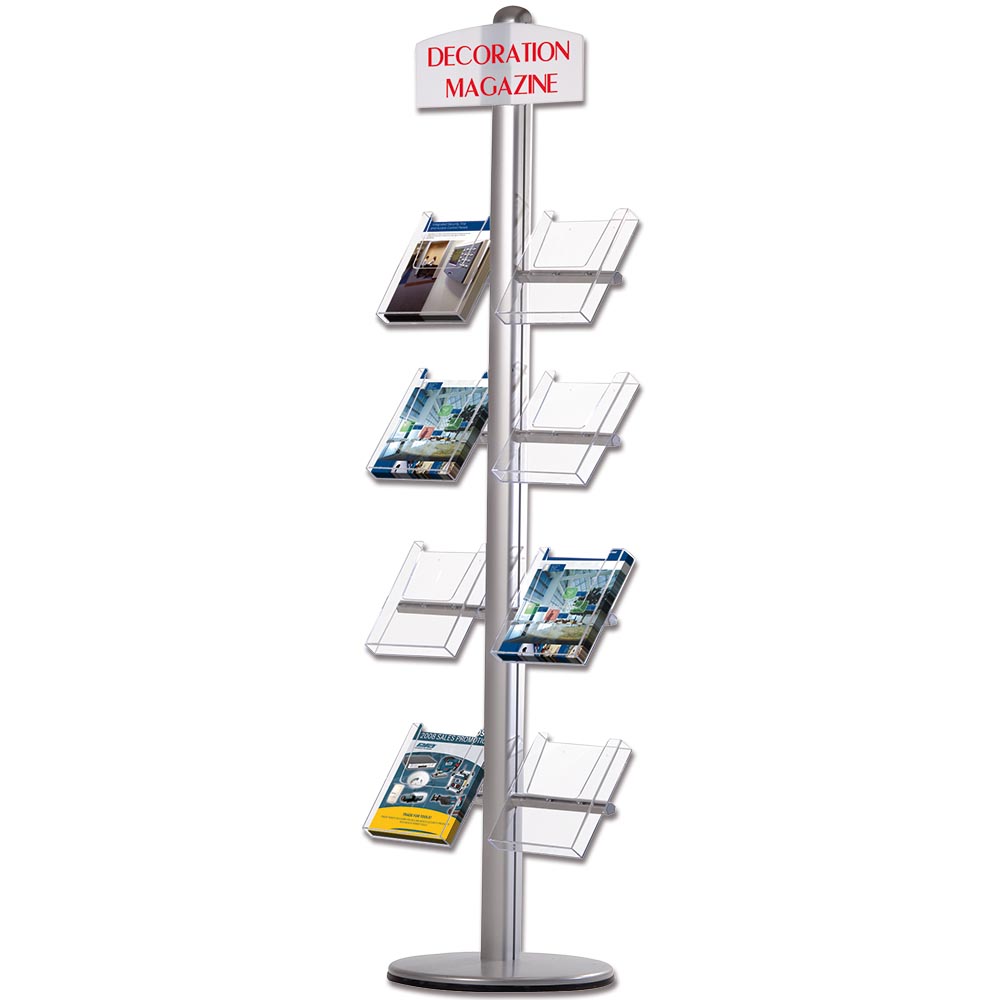 Prospekthalter mit Halterung, Multistand