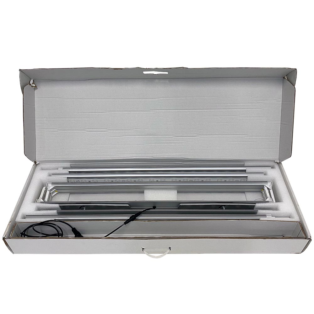 Led Lichtwand, Led-Tex, Doppeltseitig, Led-Beleuchteter Textilrahmen