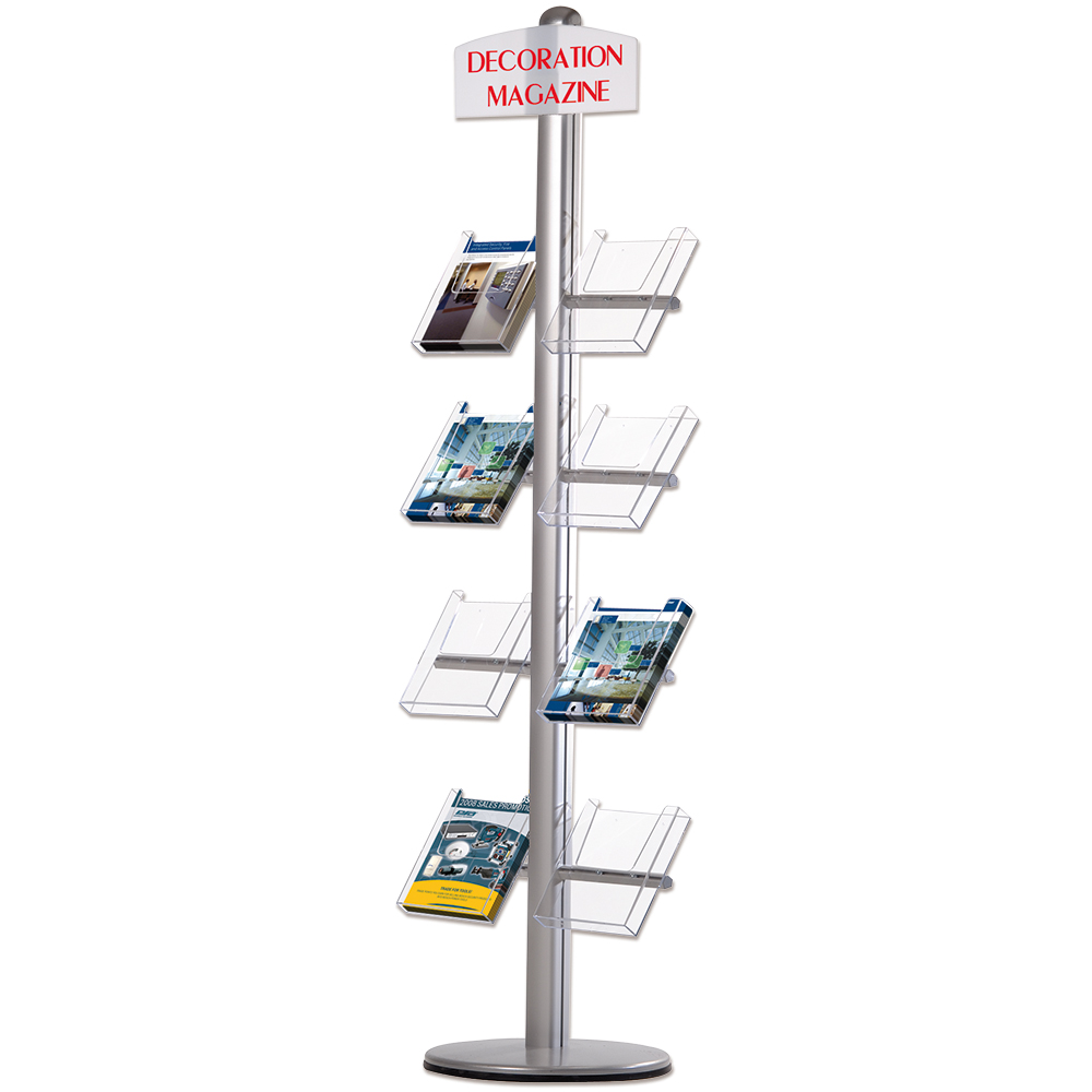 Prospekthalter Multistand, Einseitig