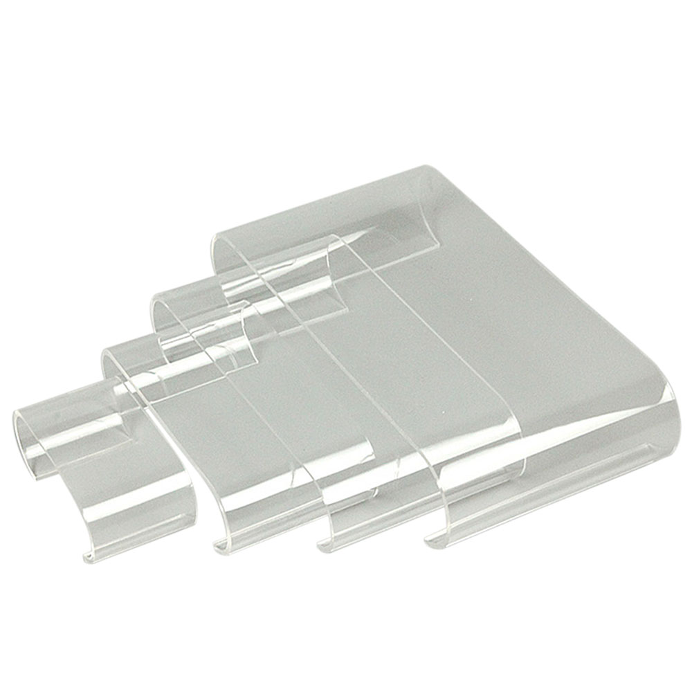 Ausstellungsregale, Nesting Shelves Rounded, 4 Stück, Acryl