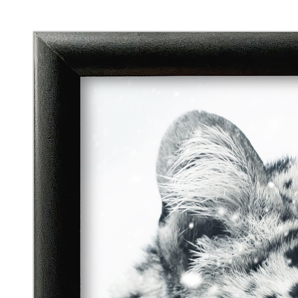 Klapprahmen, 25 mm Profil, Schwarz, A4 - 21 x 29,7 cm