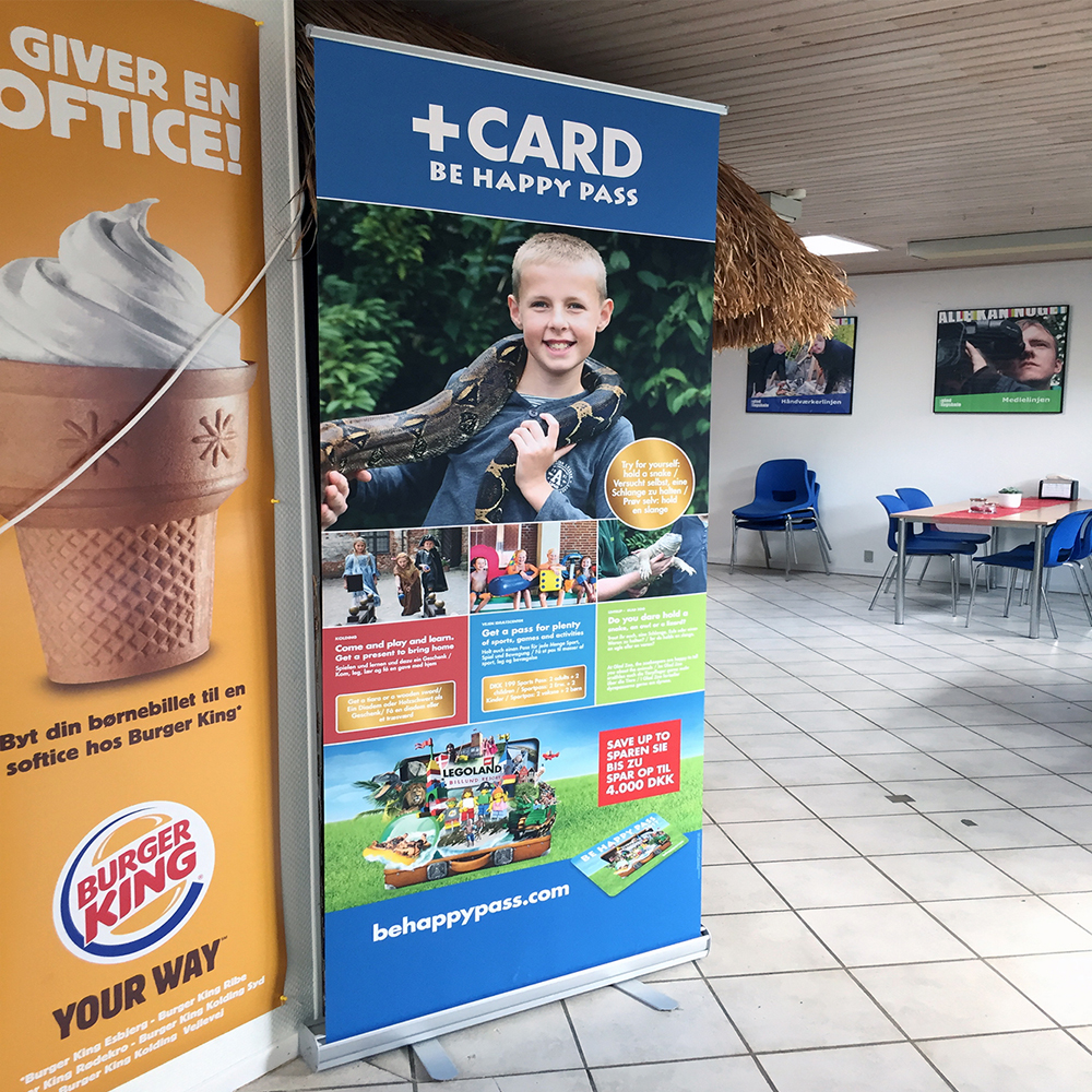 Roll-Up Basic, Basic, Einseitig, Aluminium, Silber