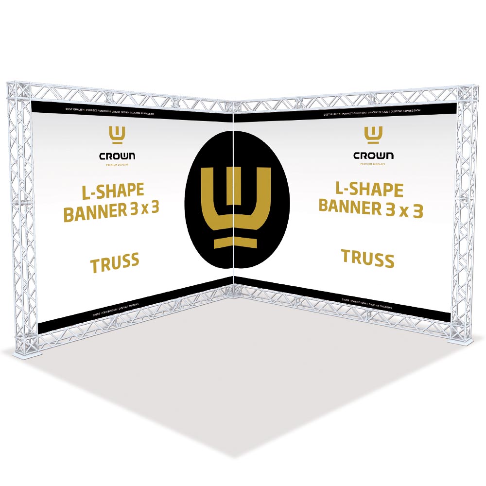 Crown Truss 10, L-Form, Weiß
