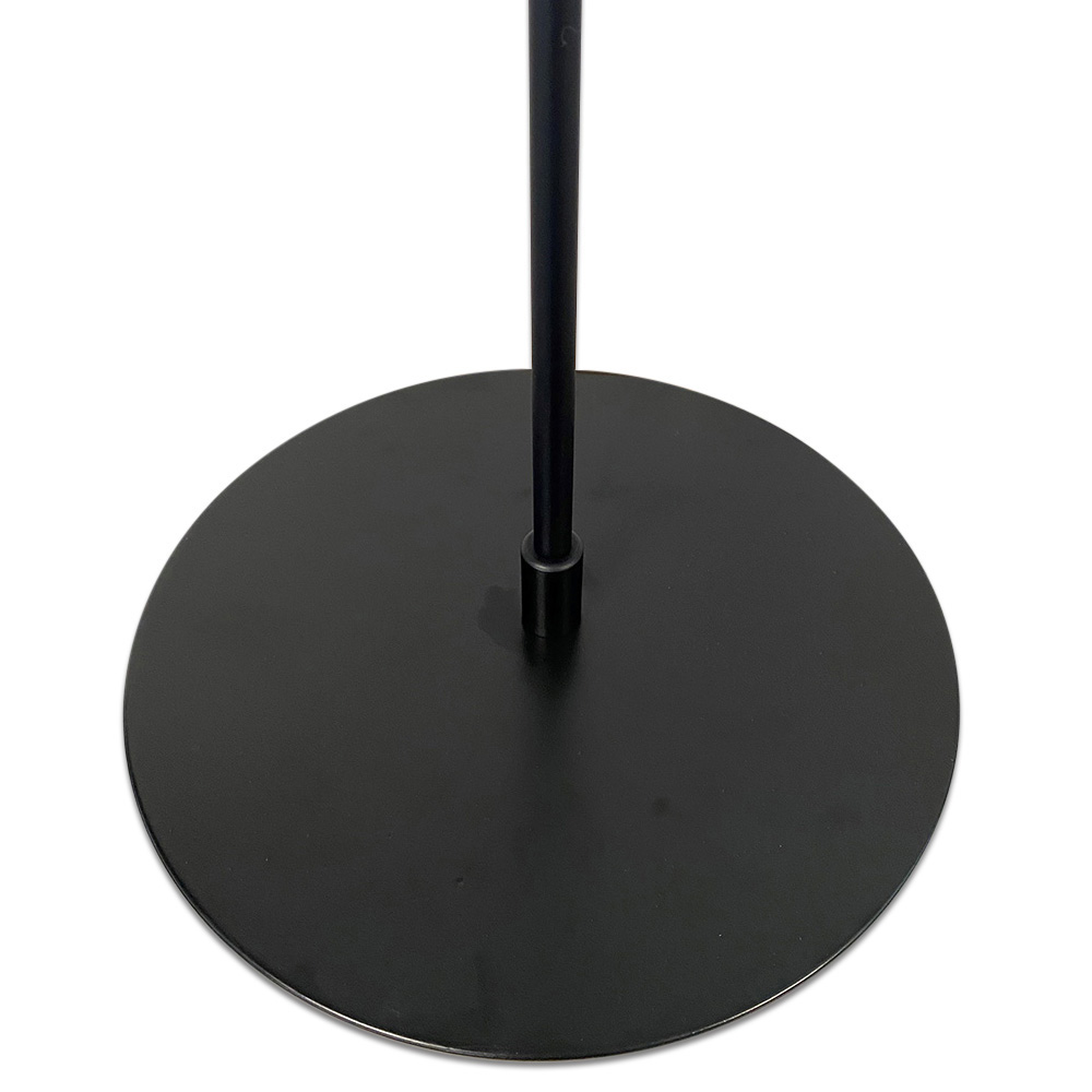 Infoständer, Design Stand, Acrylhalter, Schwarz, 132 cm Groß