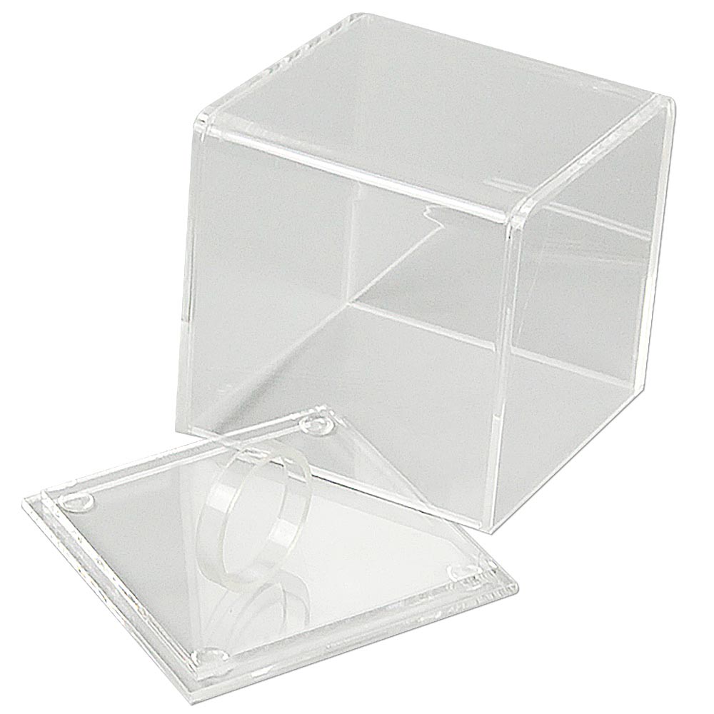 Vitrine, Showcase Square, 8,6 cm, Transparent