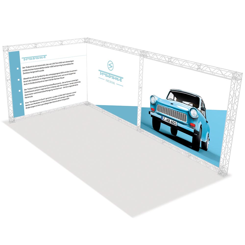 Crown Truss 15 L-Shape Wall 3 X 3 M
