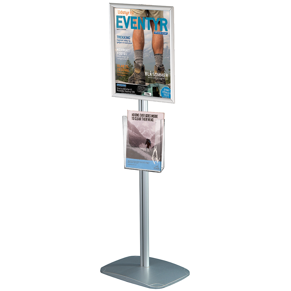 Infoständer, Mini Multistand, Einseitig, Acrylhalterung und Klapprahmen