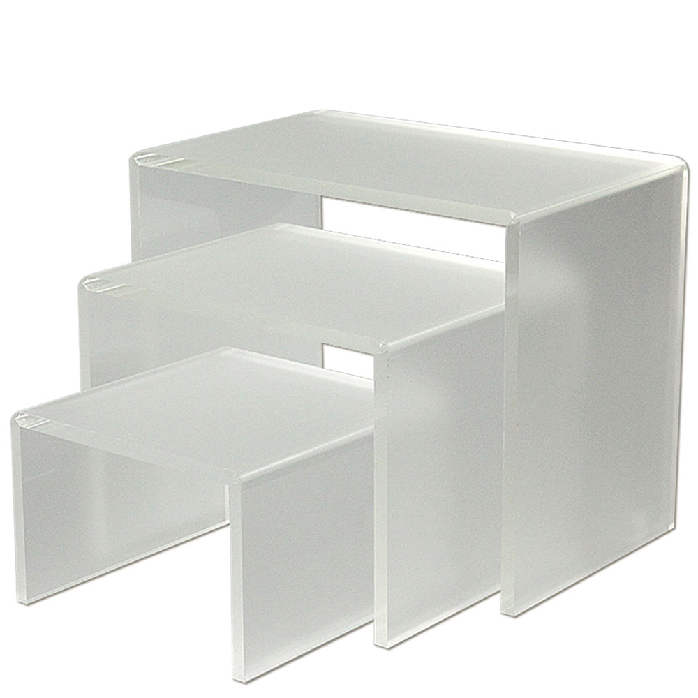 Ausstellungsregale, Nesting Shelves, 3 Stück.