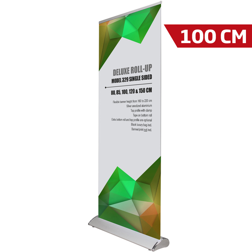 Roll-Up Basic, Deluxe, Einseitig, Aluminium