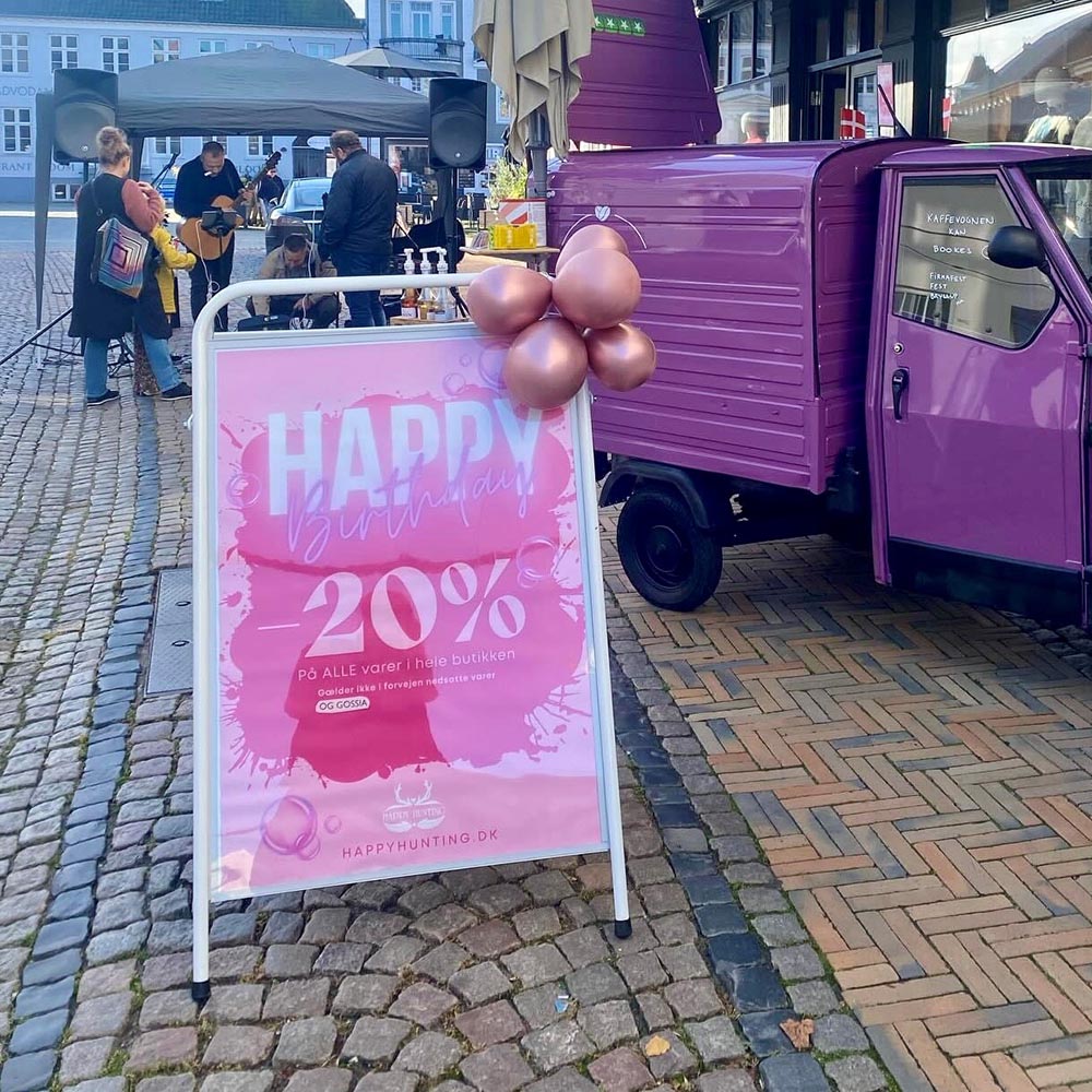 Kundenstopper, Expo Sign, 22 mm, Weiß