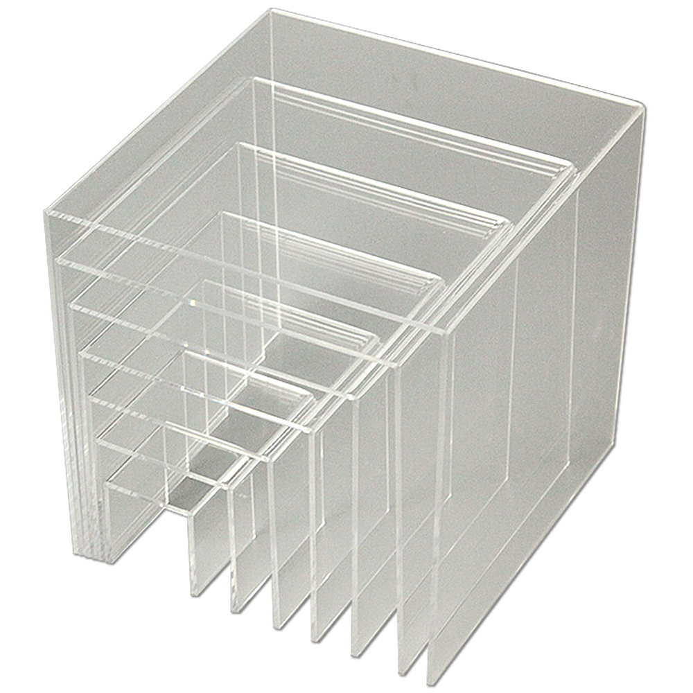 Ausstellungsregale, Nesting Shelves, 3 Stück.