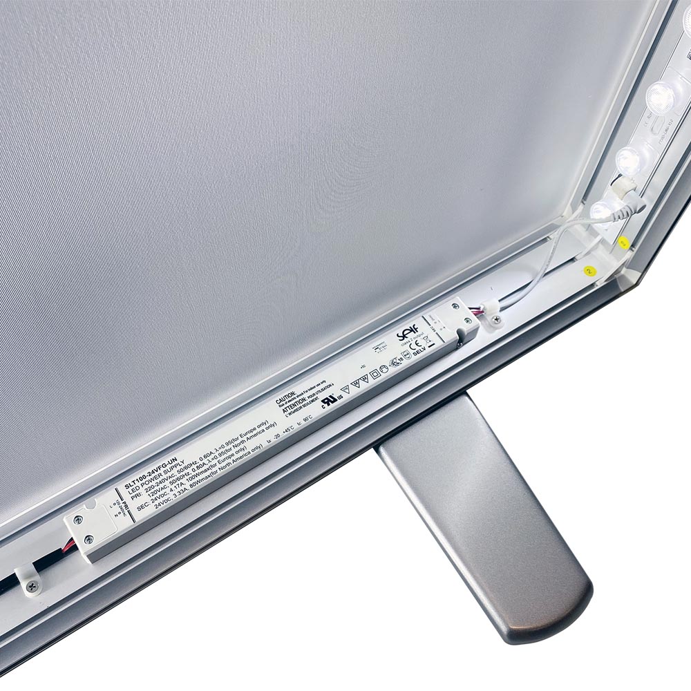 Led Lichtwand, Led-Tex, Doppeltseitig, Led-Beleuchteter Textilrahmen