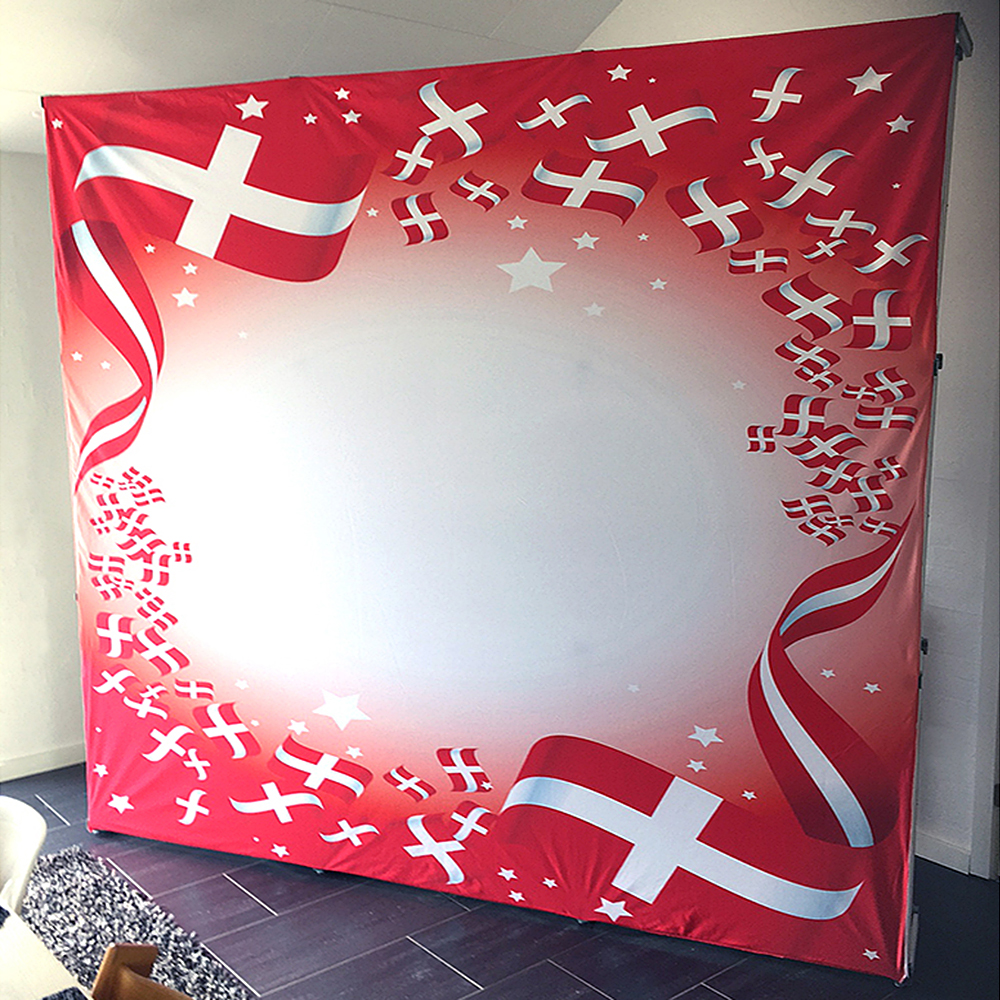 Messe Wand, Pop-up Wall Textile, 4 x 3 Abschnitte