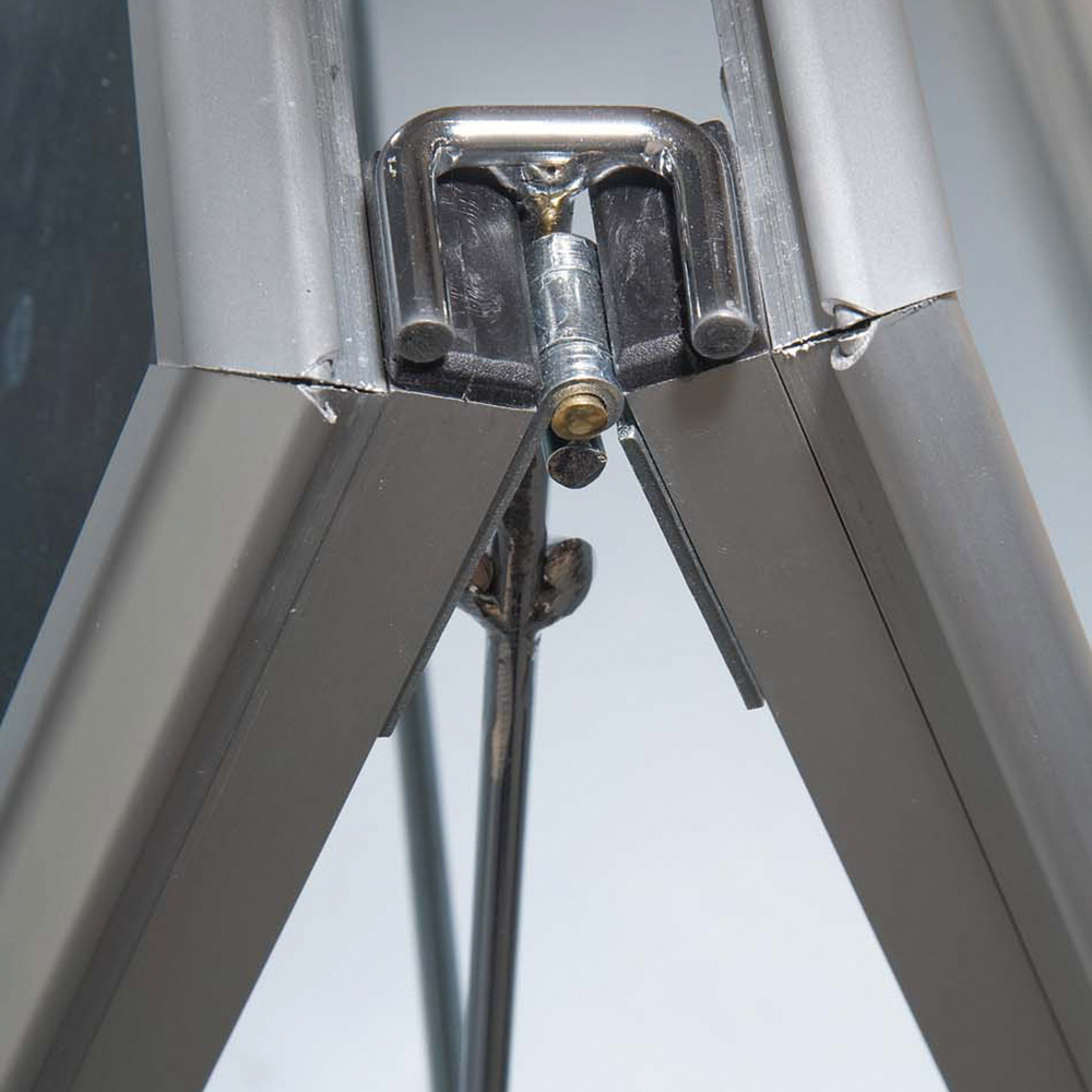 Kundenstopper, Alu-Line Standard, 32 mm, Silber