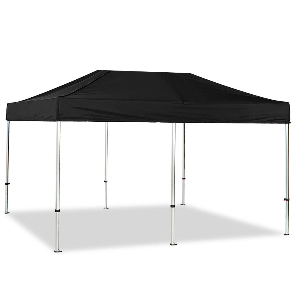Event Tent Lux, Wasserdichtes Polyester, Silber/Schwarz