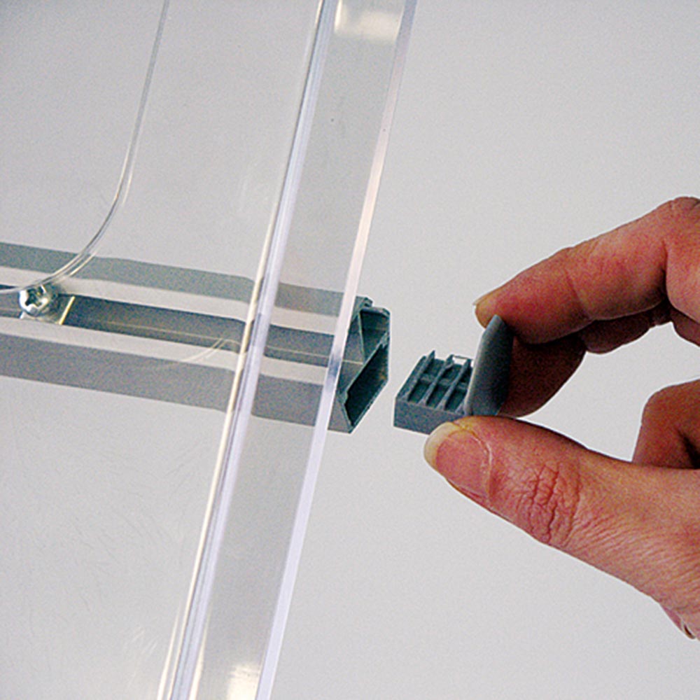 Bannerdisplay, Multistand, Einseitig, 4 A4-Regale, Banner