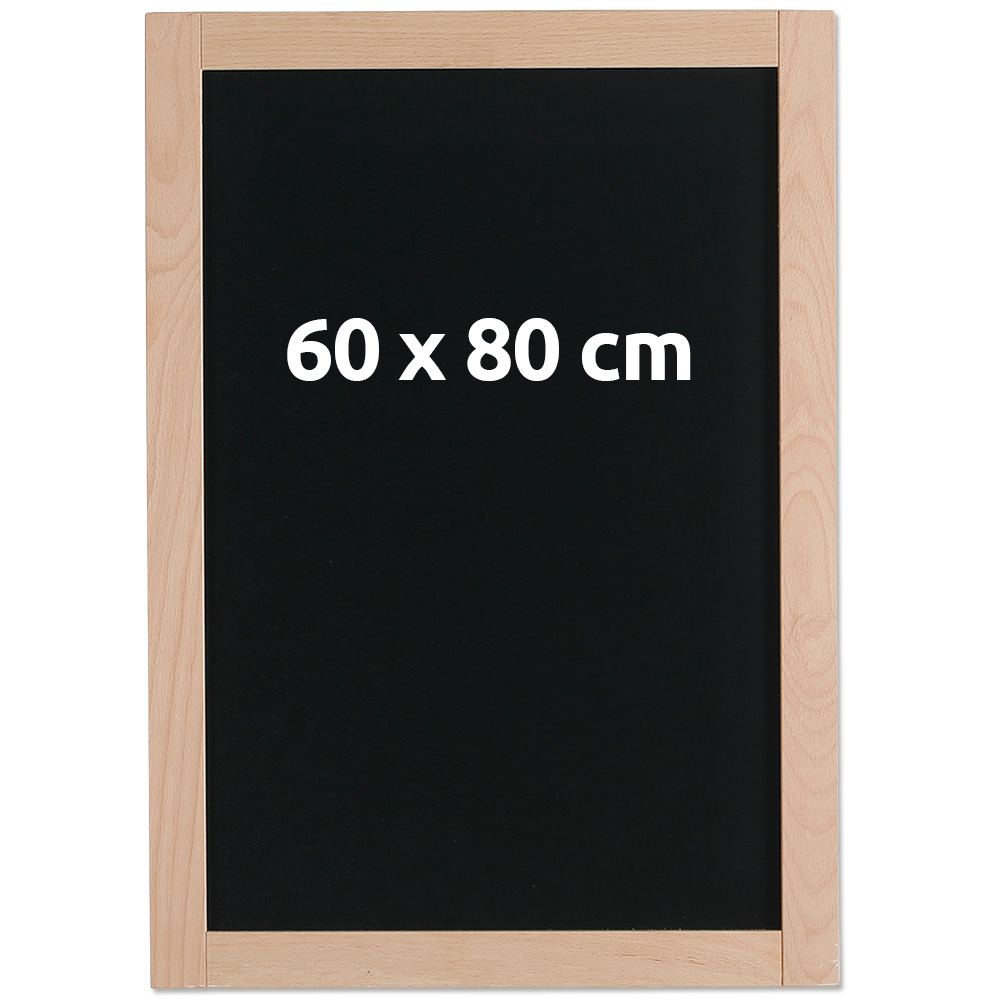Kreidetafel für Die Wand, Schwarz, 38 mm Holzrahmen
