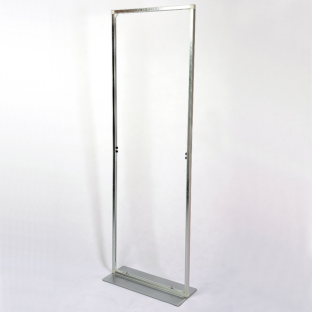 Bannerständer, Magnetisch, Doppeltseitig, Silber