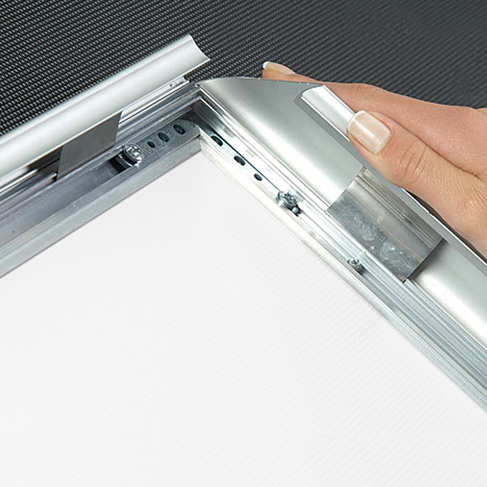 Klapprahmen, 45 mm Aluminiumprofil, Silber
