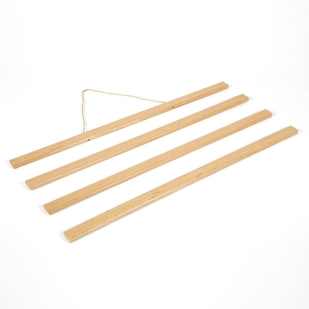 Posterleiste, Wood Poster Hanger, Helle Buche, Magnetisch
