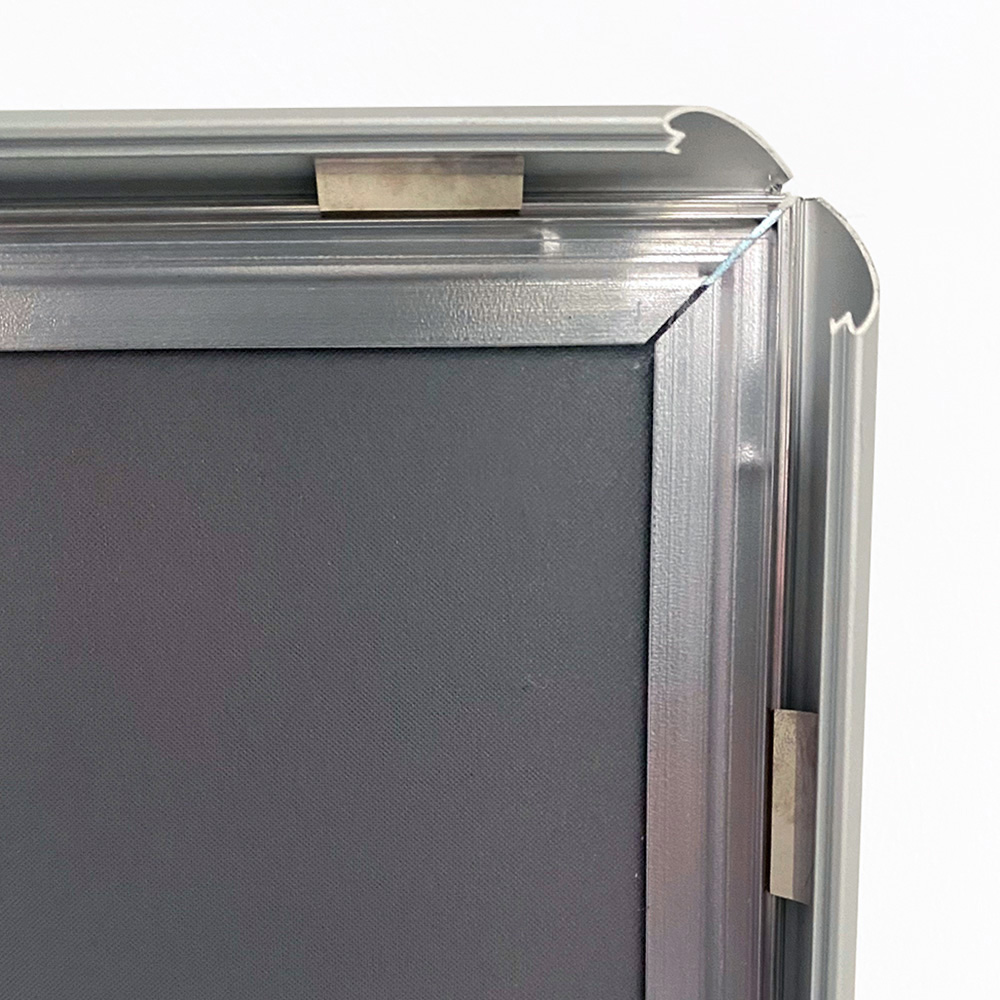 Klapprahmen, 20 mm Aluminiumprofil, Silber