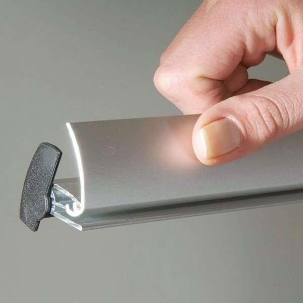 Posteraufhänger, Banner-Line Set, 30 mm Aluminiumprofil