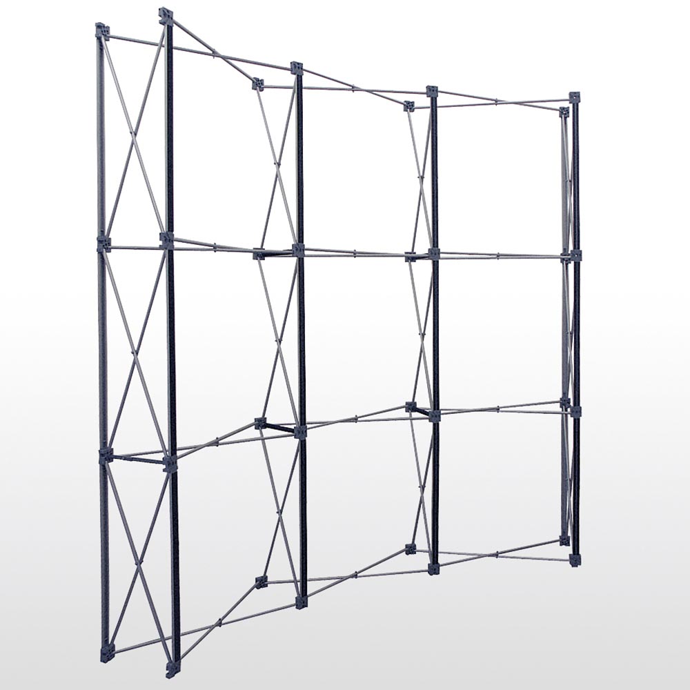 Messe Wand, Pop-Up Wand, Gebogen