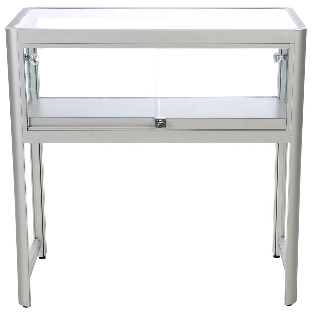 Vitrine, Showcase Desk Duo, LED-Licht, mit Schloss
