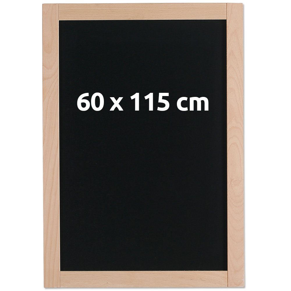 Kreidetafel für Die Wand, Schwarz, 38 mm Holzrahmen