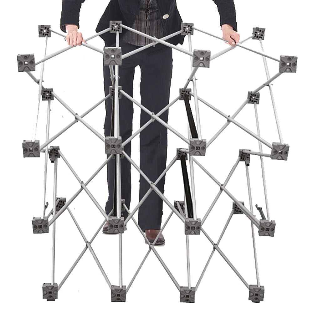 Messe Wand, Pop-Up Wand, Gebogen