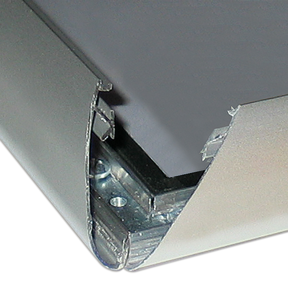 Klapprahmen, Watersafe, 35 mm Aluminiumprofil, Silber