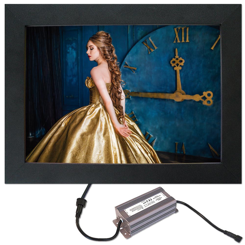 Led-Rahmen, Crown, Einseitiger Rahmen mit Led-Beleuchtung