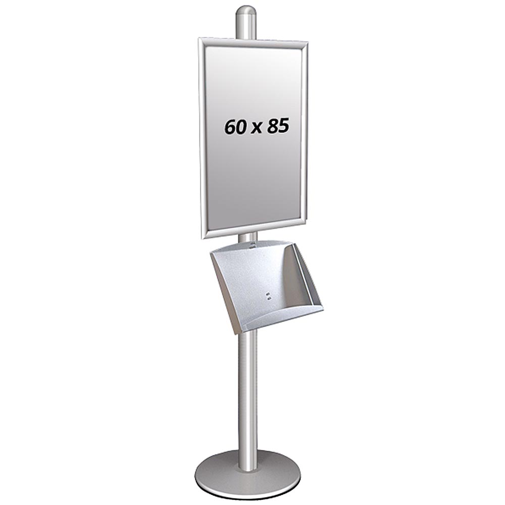 Infoständer, Multistand, Einseitig, Stahlregal, Klapprahmen